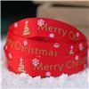Order  Go Grosgrain - Merry Christmas Tree Red Gold
